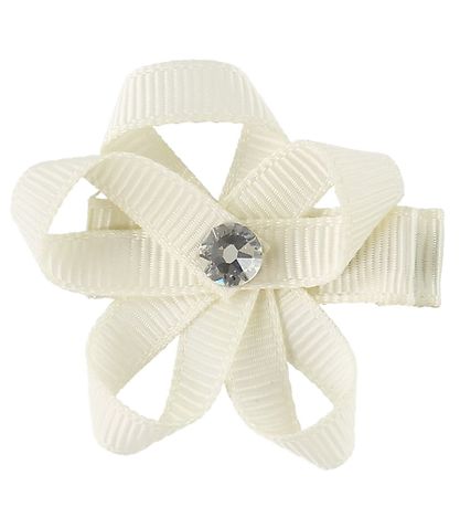 Little Wonders Hårblomma - Ingrid - 4 cm - Grosgrain - Creme