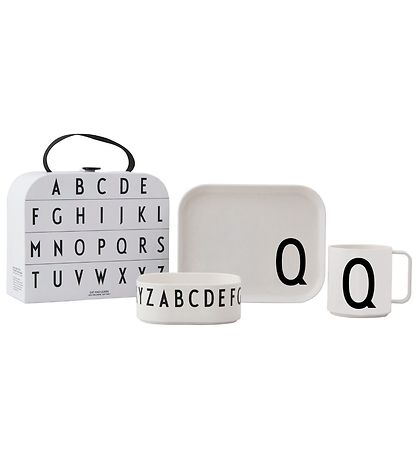 Design Letters Dinner Set - Tritan - 3 Parts - Classic In A Suit