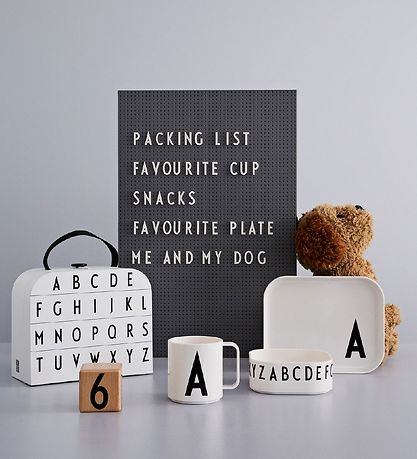 Design Letters Geschirr-Set - Tritan - 3 Teile - Classics In ein