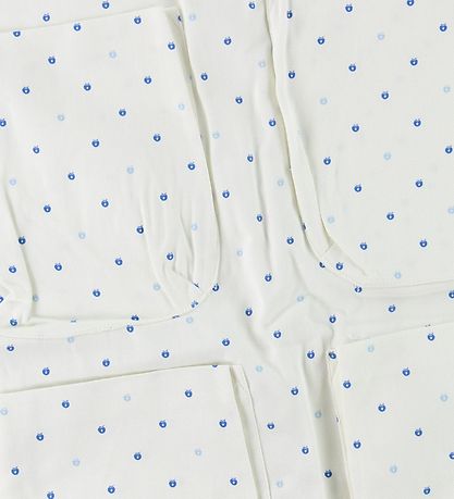 Småfolk Aufhängung m. Taschen - 60x50 - Blaue Äpfel