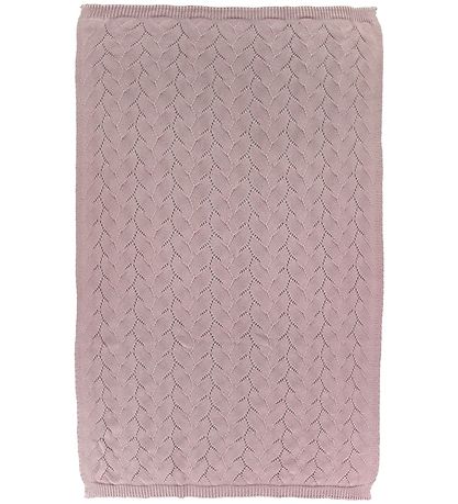 Nørgaard Madsens Teppi - Prjónað - 75x100 - Bleikt