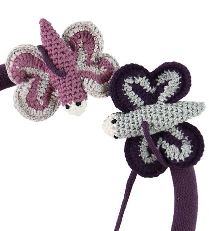 Smallstuff Baby-Mobiles - Schmetterlinge - Lila/Glitzer