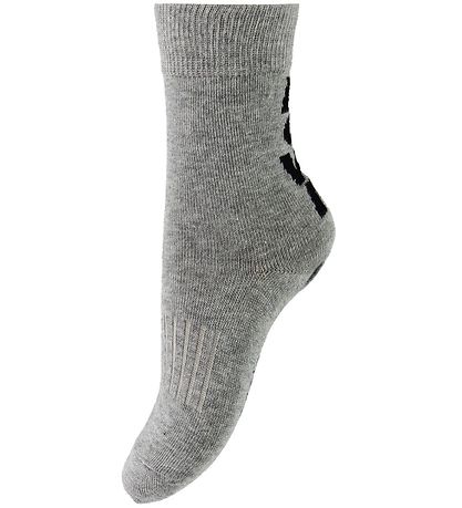 Molo Socken - 2er-Pack - Norman - Graumeliert/Grün
