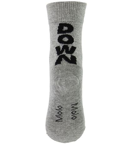 Molo Socken - 2er-Pack - Norman - Graumeliert/Grün
