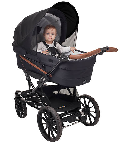 BabyDan Pram Sun Shade - UV50 Protect - Black