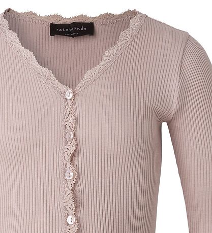 Rosemunde Cardigan - Rib - Powder