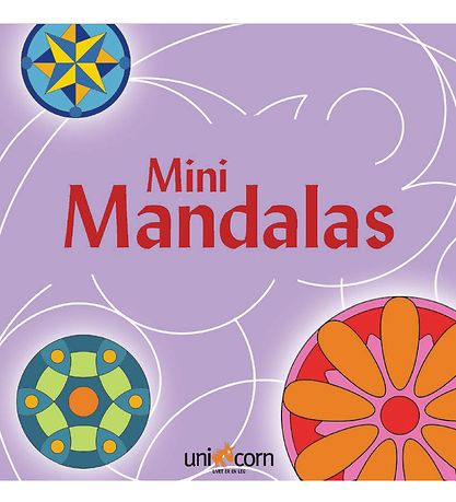 Mini Mandalas Litabók - Fjólublátt