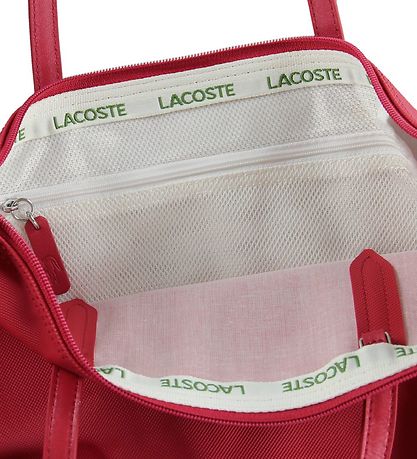 Lacoste Ostoskassi - Small Shopping Bag - Kirsikanpunainen