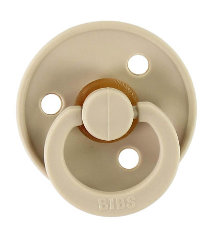 BIBS Colour Schnuller - Gr. 2 - 2er-Pack - Rund - Vanilla/Blush