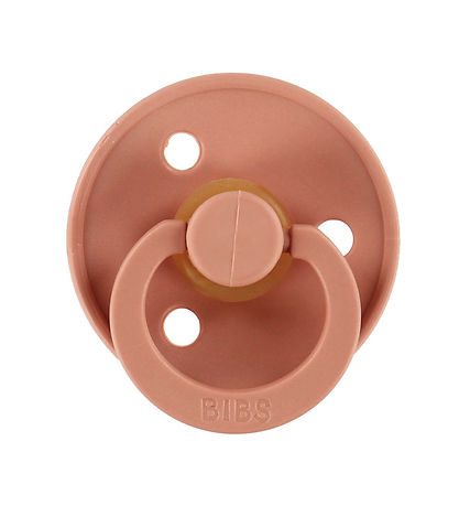 BIBS Colour Pacifiers - Size 2 - 2-Pack - Round - Vanilla/Peach
