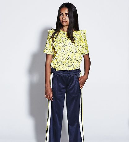 Cost:Bart Trousers - Estella - Navy/Yellow/White