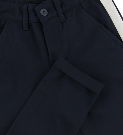 Hound Trousers - Navy/White Striped
