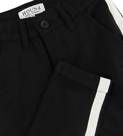 Hound Trousers - Black/White Striped