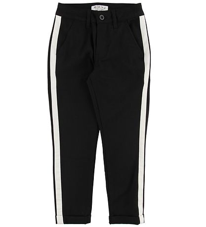 Hound Trousers - Black/White Striped