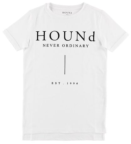 Hound T-Shirt - Wit m. Logo