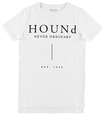 Hound T-Shirt - Blanc av. Logo