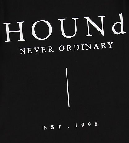 Hound T-shirt - Black w. Logo