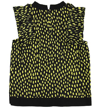 Top Stella McCartney Kids - Noir av. Jaune Points/Froufrous