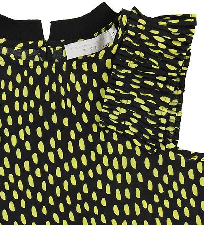 Top Stella McCartney Kids - Noir av. Jaune Points/Froufrous