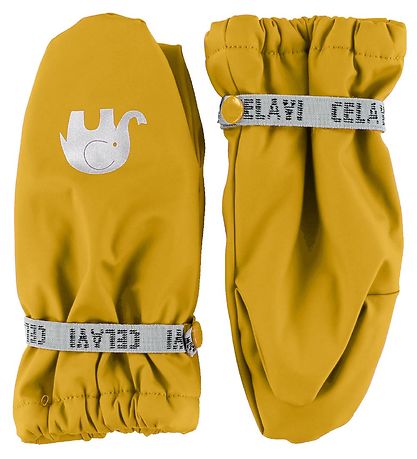 CeLaVi Mittens w. Fleece - PU - Yellow