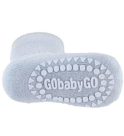 GoBabyGo Non-Slip Socks - Light Blue