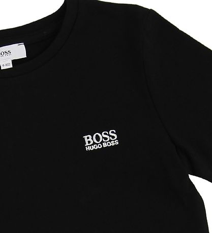 BOSS Stuttermabolur - Svart