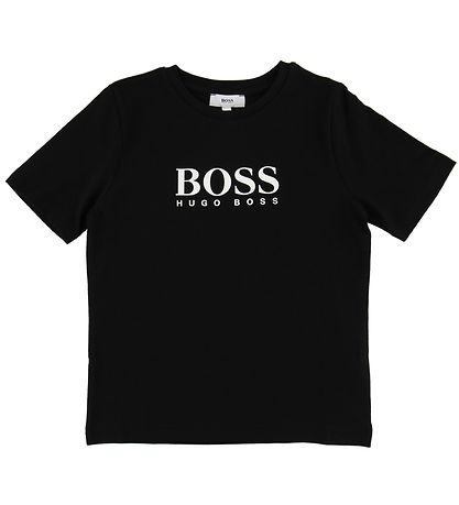 BOSS T-shirt - Black w. Logo » Fast and Cheap Shipping