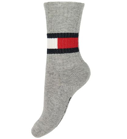 Tommy Hilfiger Strümpfe - 2er-Pack - Flagge - Navy/Grau