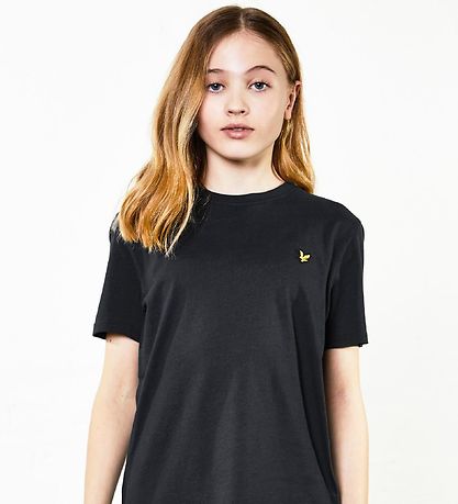 Lyle & Scott Junior T-paita - Musta, Logo