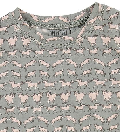 Wheat Stuttermabolur - Nicola - Light Grey M. Hestar