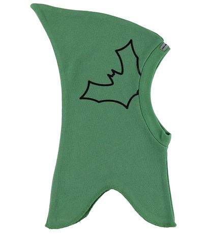 Racing Kids Balaclava - Green w. Bats