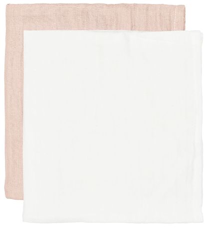 CAMA Copenhagen Spucktücher - 2er-Pack - 65x40 - Weiß/Puder