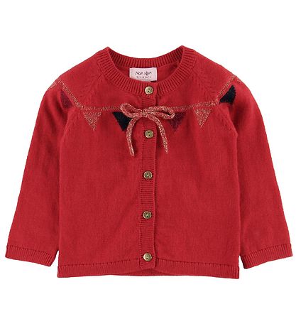 Gilet Noa Noa miniature - Rouge/Or av. Noeud Papillon