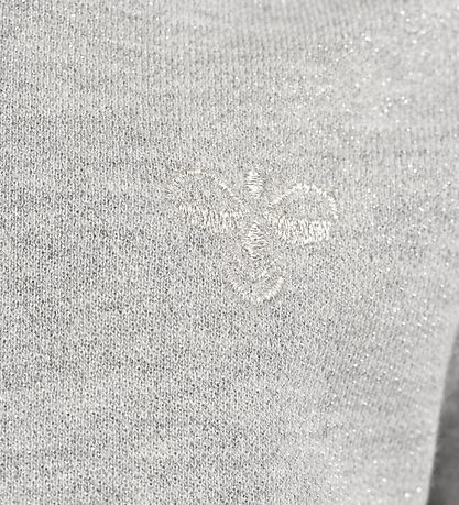 Hummel Pullover - HMLGinger - Graumeliert m. Glitzer