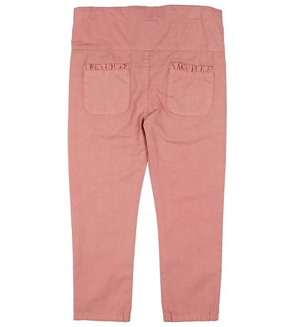 En Fant Trousers - Dark Pink w. Ruffles