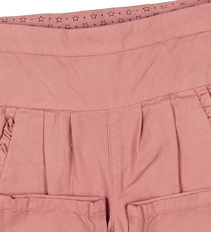 En Fant Trousers - Dark Pink w. Ruffles