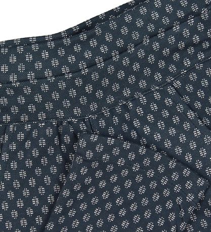 En Fant Trousers - Dusty Blue Pattern