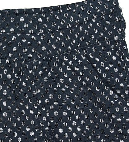 En Fant Shorts - Dusty Blue Pattern