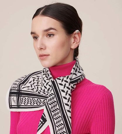 Lala Berlin Scarf - 95x45 - Triangle Trinity Classic S - Alabast