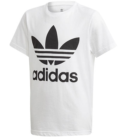 Adidas originals t shirt black and white sale