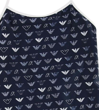 Emporio Armani Sundföt - Dökkblátt M. All-Over Lógó