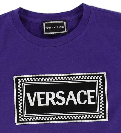 Young Versace T-shirt - Dark Blue w. Logo