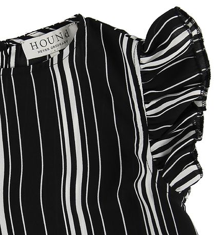 Hound T-shirt - Black/White Striped