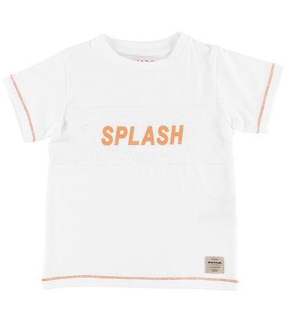 Mini A Ture T-Shirt - Simion - White m. Splash