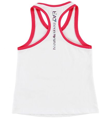 EA7 Top - Vit m. Blomma