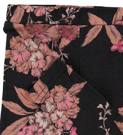 Petit by Sofie Schnoor Leggings - Svart M. Blóm