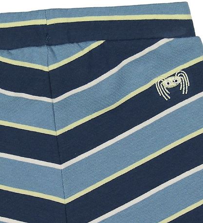 Minymo Shorts - Blårandig