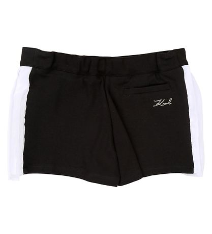 Karl Lagerfeld Shorts - Black/White w. Ruffles