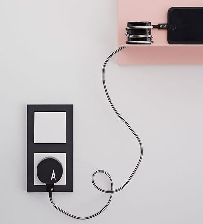 Design Letters Adapter - F - Black