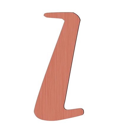 Sebra Träbokstäver - Z - Watermelon Pink